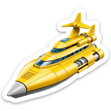 Lego Naboo Royal cruiser Starship  sticker