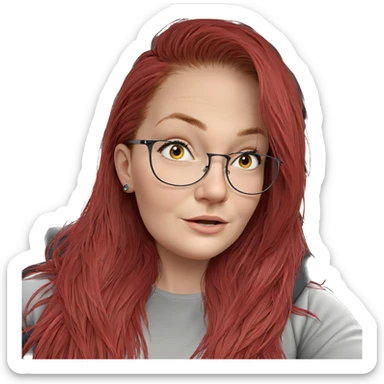 girl in car interior sticker