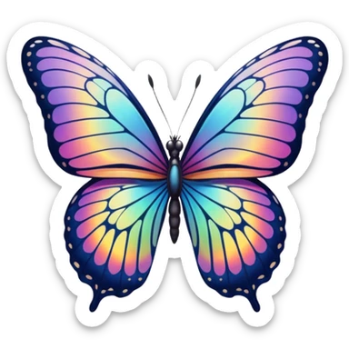 alas de mariposa sticker