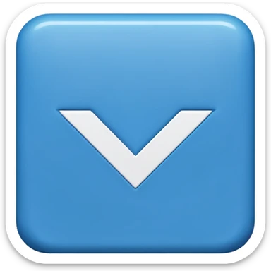 i want a small blue background with a check mark inside it sticker