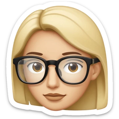 reading glasses sticker