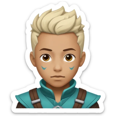 Ekko from the Arcane (a Netflix animation) sticker