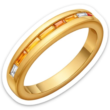 Baguette ring sticker