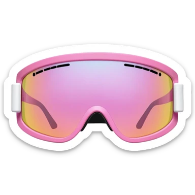 sporty pink shield visor sunglasses with ultra thick frame and decorative side screws, industrial heavy-duty look, massive build, one-piece lens sticker