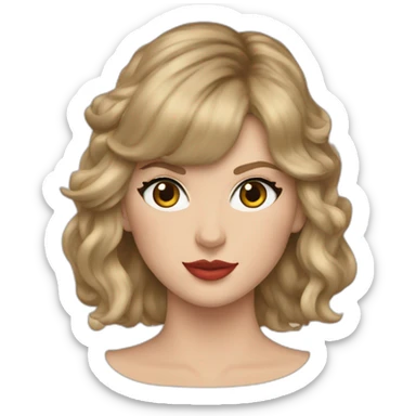 Taylor Swift evermore sticker