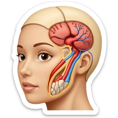 Female anatomy sticker