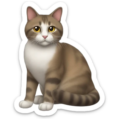 Maxwell le chat avec beaucoup de sang sticker