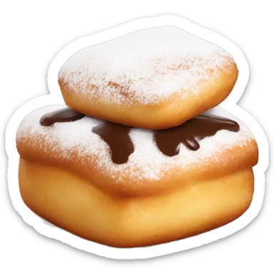 beignets sugarless sticker