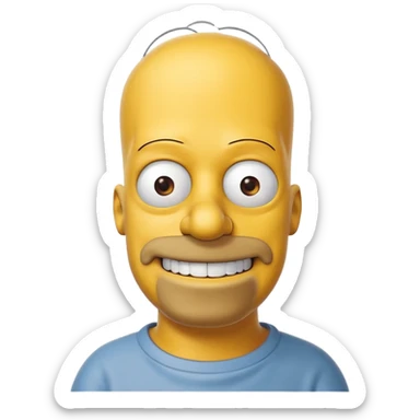 the simpsons, Different every character, only one at a time. sticker