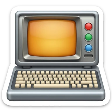 Early computer sticker