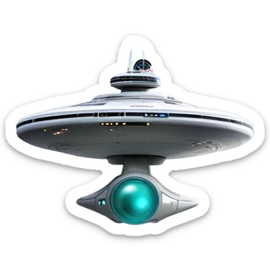 Star Trek  Enterprise ncc-1701 sticker
