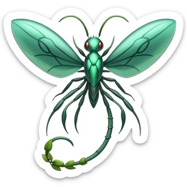 Victreebell-Genesect-Vikavolt-fusion sticker
