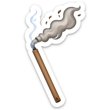 Fragrant incense. sticker