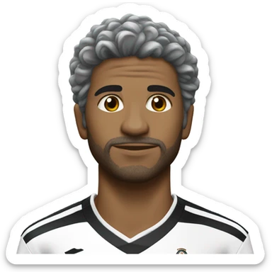 Corinthians  branco e cabelo grisalho sticker