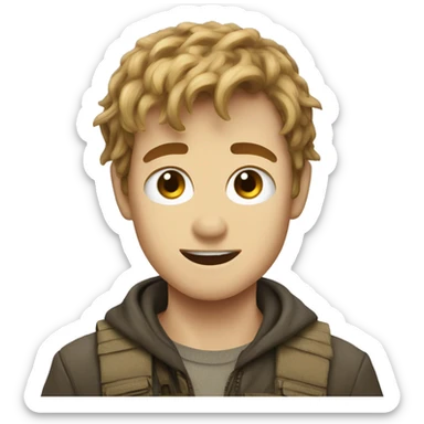 Newt from maze runner  sticker