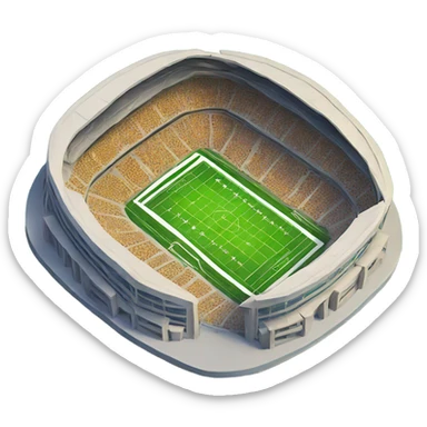 Football stadium  sticker