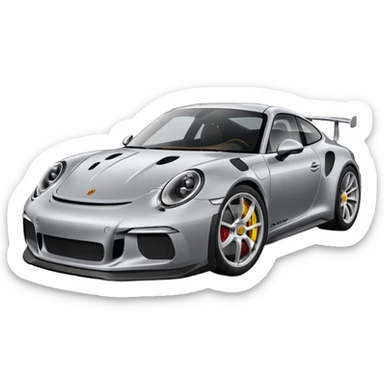 Porsche 911 gt3 sticker