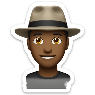 jamal with hat sticker