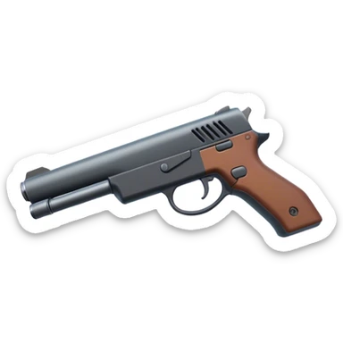 realistic gun use in fortnite sticker