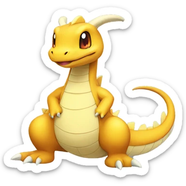 Pokémon dragonite sticker