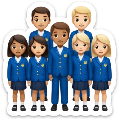 An elementary class in Iran sticker