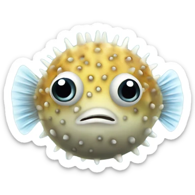 Pufferfish sticker