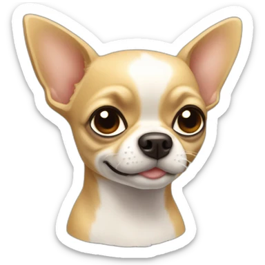 chihuahua moche de lulu sticker