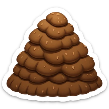 piece of poo sticker