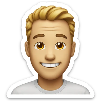 big smile just smile sticker