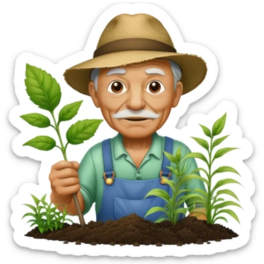 Toxic ddt Gardener old Bob kill weeds from the toxic avenger sticker