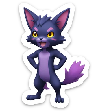 Noibat-Torracat-Zorua full body sticker