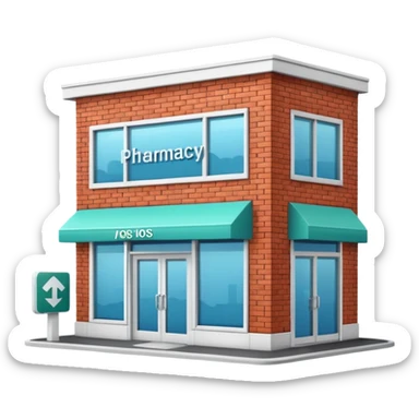 Pharmacy building sticker