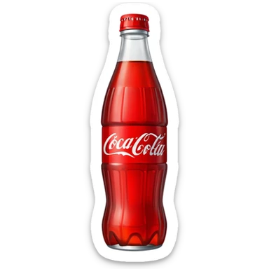 coca cola plastic bottle sticker