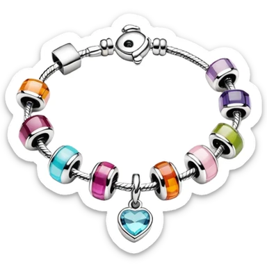 pandora bracelet sticker
