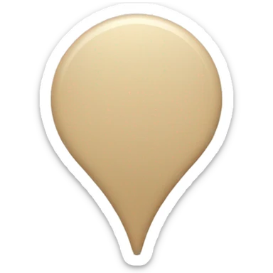 beige location pin sticker