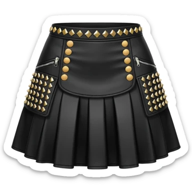 Punk skirt sticker