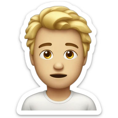 Unable to sleep and bleary-eyed sticker