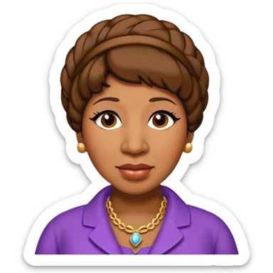Aretha Franklin sticker