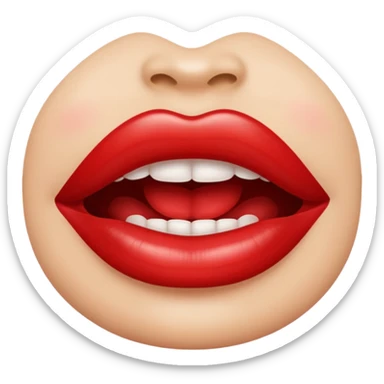 Kiss Love you sticker