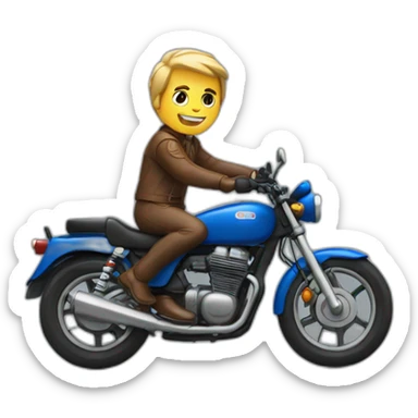 scottsman on a motorbike sticker