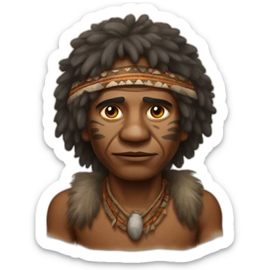 Aborigine real sticker