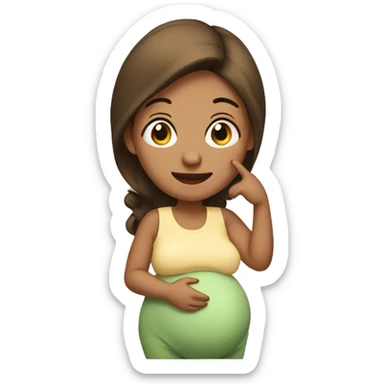 pregnant with success  sticker