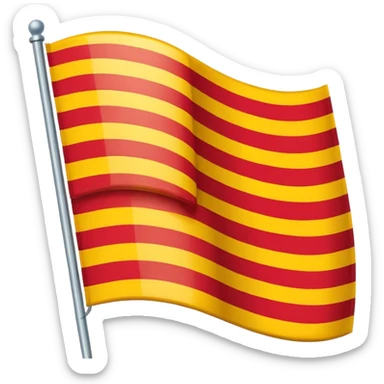 Catalan flag  sticker