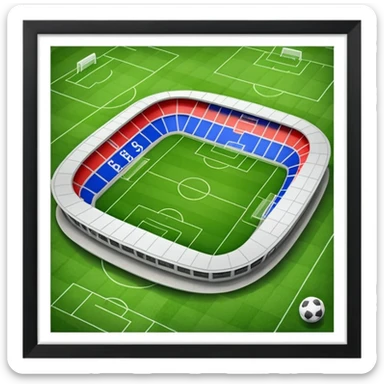soccer stadium of fc basel in switzerland sticker