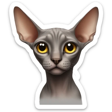 Sphinx Cat Staring sticker