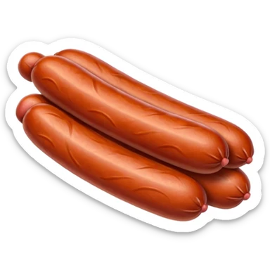 Dry-smoked sausage sticker
