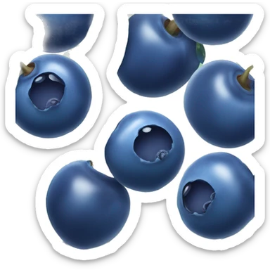 Blueberries sticker