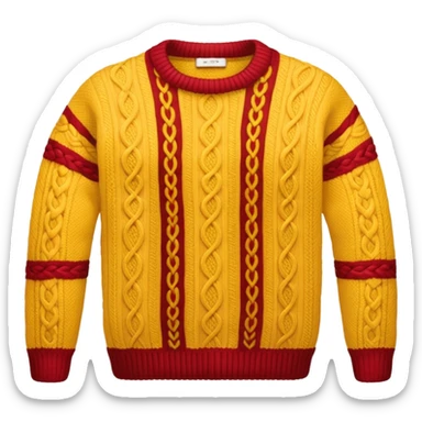patterned knitted garment sticker