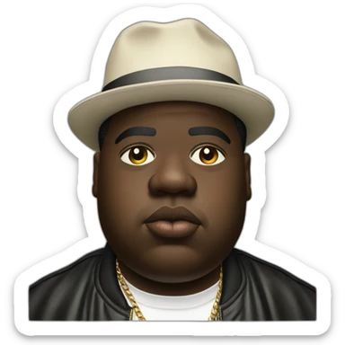 Notorious big sticker