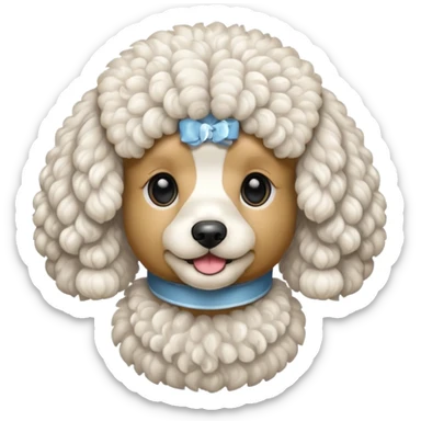 pudel sticker